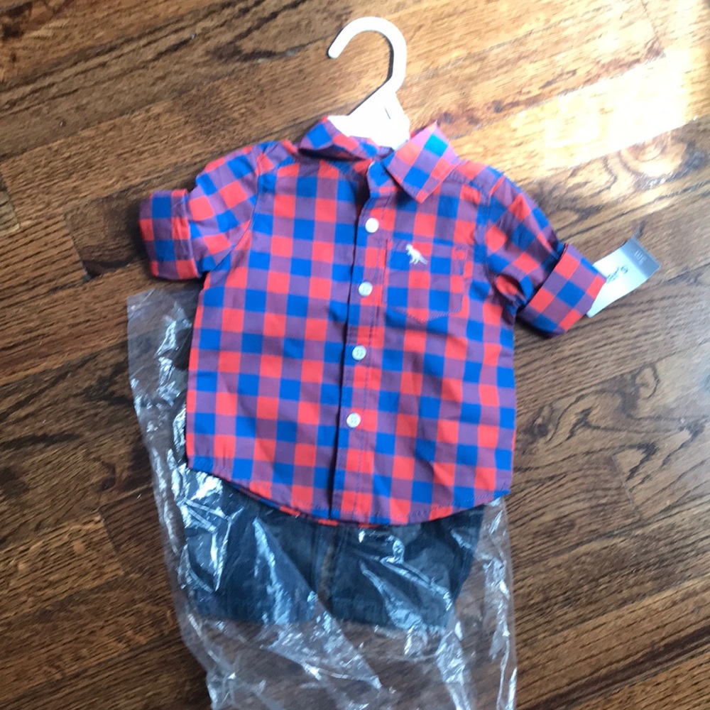 Baby Boy Carter’s 3M Outfit Shirt / Jeans